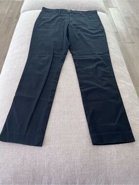 Express Men's Black Chino Pants - Straight Leg